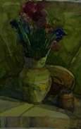 Still life with spring flowers